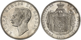 NASSAU. Adolph, 1839-1866. 
Ein drittes Exemplar. f. vz