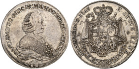 PADERBORN. - Bistum. Wilhelm Anton von der Asseburg, 1763-1782. 
Konventionstaler 1765, Neuhaus. Dav. 2514, Weing. 210b, Schwede 306 min. Sfr., ss+