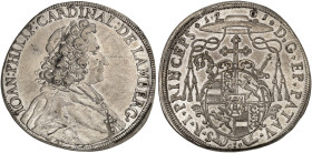 PASSAU. - Bistum. Johann Philipp von Lamberg, 1689-1712. 
Taler 1701, Augsburg. Dav. 2517, Kellner 144 f. vz