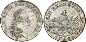 PREUSSEN. Friedrich II., "der Große", 1740-1786. 
Taler 1784, Berlin. Dav. 2590, Olding 70, v. Schr. 470 Kr., vz