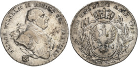 PREUSSEN. Friedrich Wilhelm II., 1786-1797. 
Konventionstaler 1795, Berlin, für den Handel mit Süddeutschland. Dav. 2600, Olding 55, v. Schr. 223, J....