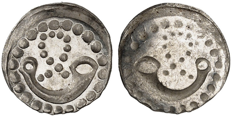 WÜRTTEMBERG. Ludwig I., 1419-1450. 
Einseitiger Pfennig o. J. Kl.-R. 16.2 Prach...