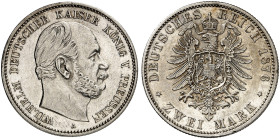 PREUSSEN. Wilhelm I., 1861-1888. J. 96 A, EPA 2/34 
2 Mark 1876 A. f. vz / vz