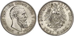 PREUSSEN. Friedrich III., 1888. J. 98, EPA 2/37 
2 Mark 1888. f. St