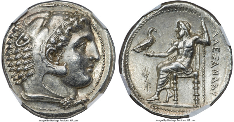 MACEDONIAN KINGDOM. Alexander III the Great (336-323 BC). AR tetradrachm (28mm, ...