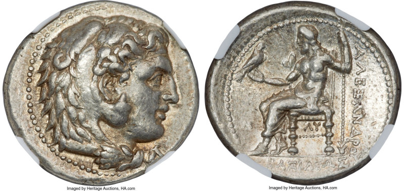 MACEDONIAN KINGDOM. Alexander III the Great (336-323 BC). AR tetradrachm (27mm, ...