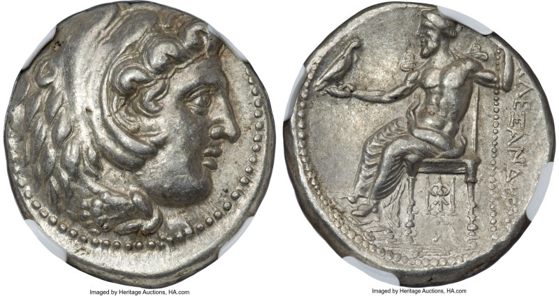 MACEDONIAN KINGDOM. Alexander III the Great (336-323 BC). AR tetradrachm (26mm, ...