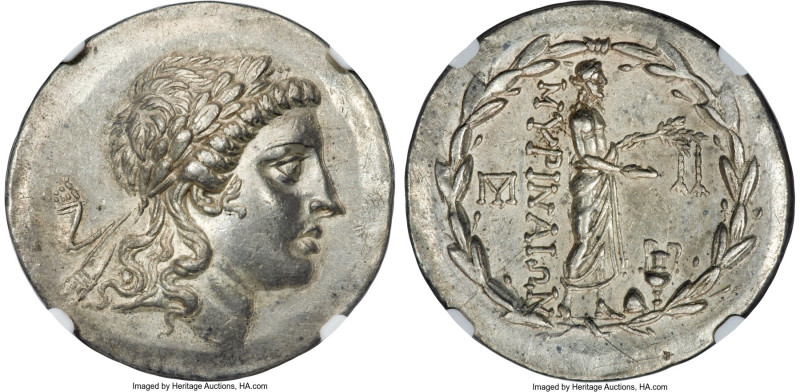 AEOLIS. Myrina. Ca. mid-2nd century BC. AR tetradrachm (33mm, 16.91 gm, 12h). NG...