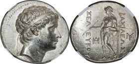 SELEUCID KINGDOM. Seleucus II Callinicus (246-225 BC). AR tetradrachm (29mm, 17.02 gm, 12h). NGC MS 5/5 - 3/5, Fine Style, brushed. Antioch on the Oro...