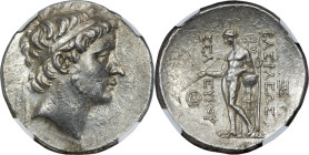 SELEUCID KINGDOM. Seleucus II Callinicus (246-225 BC). AR tetradrachm (29mm, 17.05 gm, 12h). NGC AU 5/5 - 4/5, Fine Style. Antioch on the Orontes, fro...