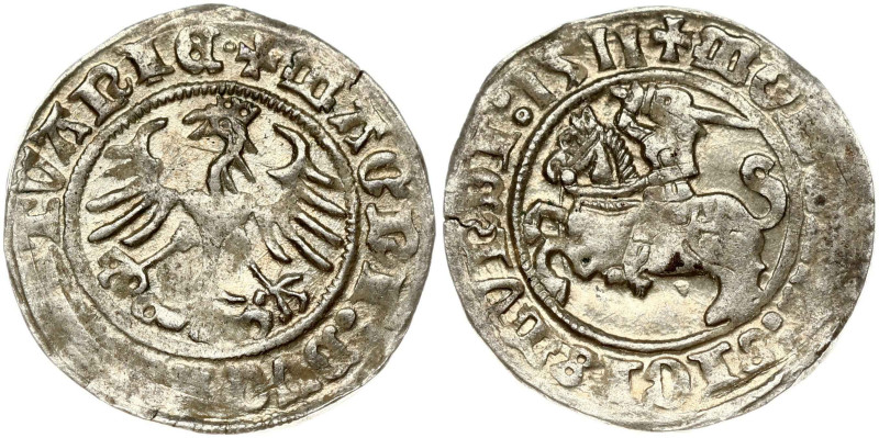 Lithuania. Zygmunt I Stary (1506-1548). Polgrosz 1511, Vilnius. Silver 1.21 g. K...