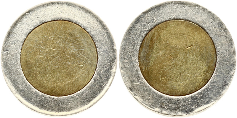 Lithuania. Planchet 5 Litai ND (1998-2014). Bimetallic: aluminium bronze center ...