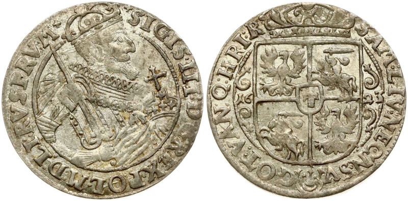 Poland. Zygmunt III Waza (1587-1632). Ort 1623 Bydgoszcz. Silver 7.02 g. Kop. 12...