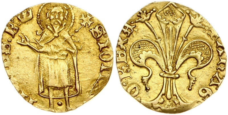 Spain, Valencia. Alfonso III (1416-1458). Florin. Gold 3.42 g. Cayon 2020; Cru.V...