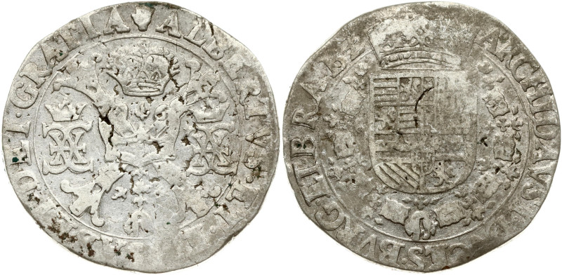 Spanish Netherlands, Brabant. Albert and Isabella (1598-1621). Patagon ND (1612-...