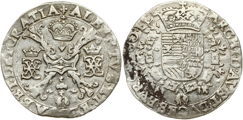 Spanish Netherlands, Flanders. Albert and Isabelle (1598-1621). Patagon ND (1612...