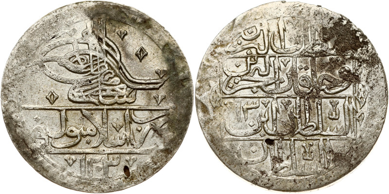 Turkey. Selim III (1789-1807). Yuzluk (100 Para) AH 1203 year 13/1801, Istambul ...