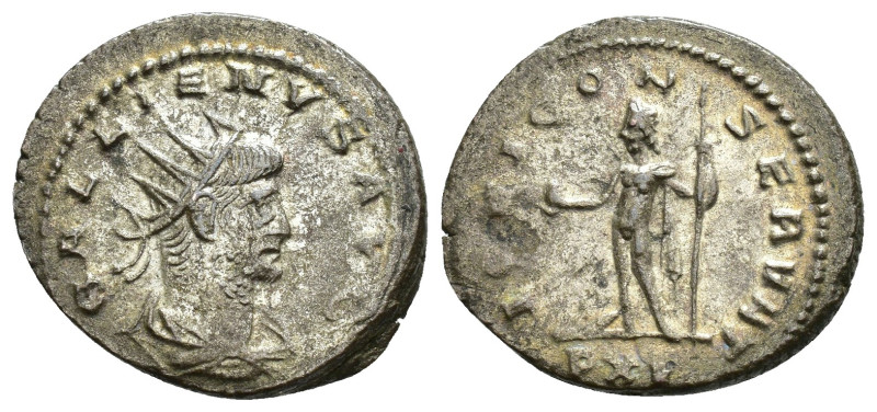 GALIENO. Antoniniano. Asia (267). A/ Busto radiado y drapeado a der.; GALLIENVS ...