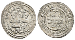 CALIFATO. HISAM II. Dírham. Al-Andalus (390 H.). AR 3,4 g. 22 mm. V-545; M-318 var. MBC.