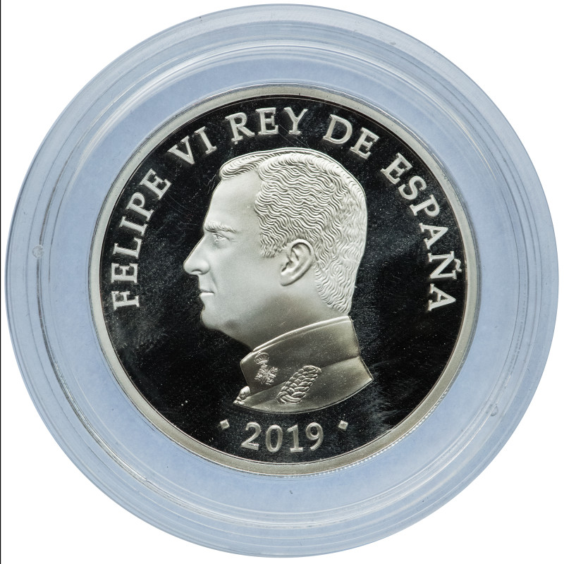 FELIPE VI. 10 euros conmemorativos del 175 aniversario de la Guardia Civil. FNMT...