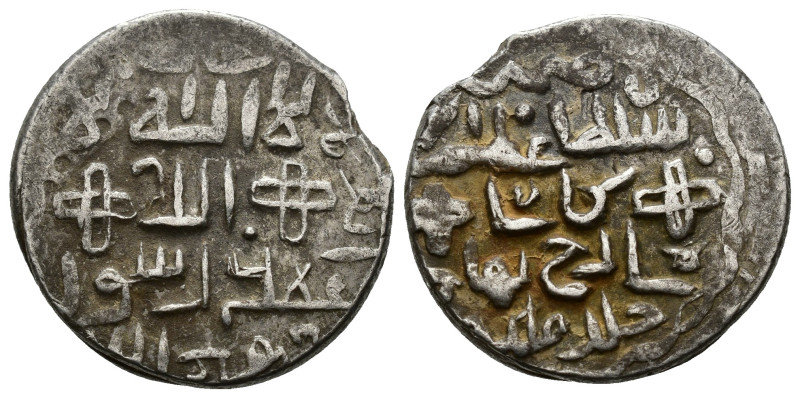 TIMURÍES. SAH RUJ IBN TIMUR. Tanka. Kashan. Sin fecha. AR 5,15 g. 20 mm. Mitchin...