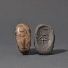 ARQUEOLOGÍA. PRÓXIMO ORIENTE. Imperio Sasánida. Sello con diseño esquemático (ss. III-VII). Longitud 2,3 cm.

Ex colección Cores.