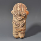 ARQUEOLOGÍA. PREHISPÁNICO. Cultura Chancay. Figura Cuchimilco (1200-1470). Cerámica. Altura 12 cm.

Ex colección U.C. (Alemania; 1975-1995).
