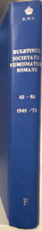 AA.VV. Buletinul Societatii Numismatice Romane Anii XLII-LXVI (1948-1972) No. 96...