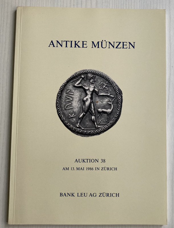 Bank Leu Auktion 38. Antike Munzen Griechen, Romer, Byzantiner, Literatur. Zuric...