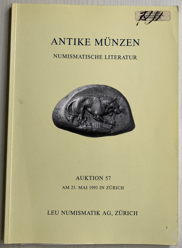 Bank Leu Auktion 57. Antike Munzen Kelte, Griechen, Romer, Numismatische Literat...