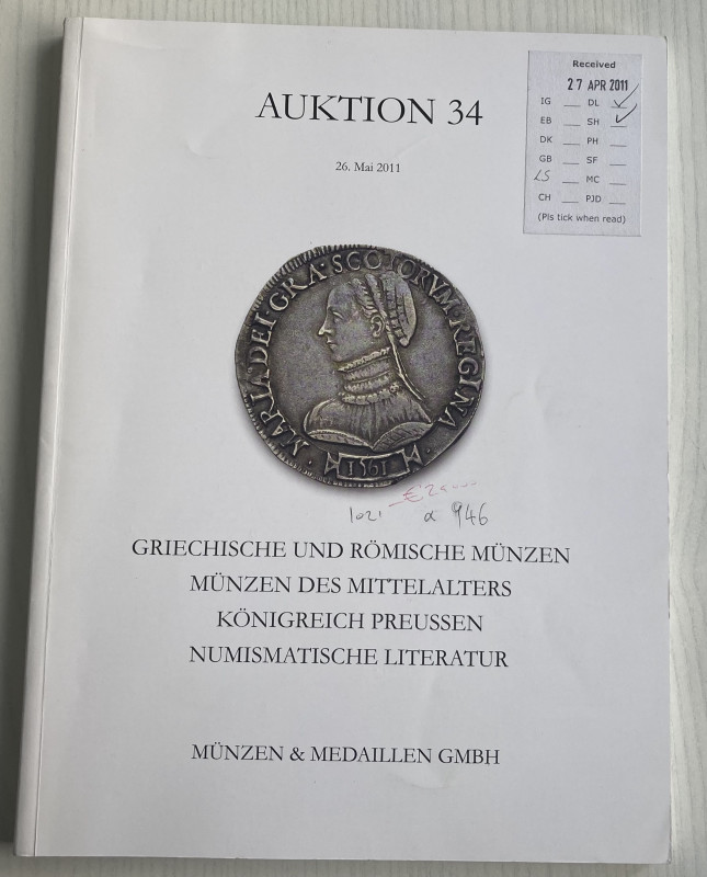 Munzen & Medaillen Auktion 34 Griechische und Romische Munzen, Munzen des Mittel...