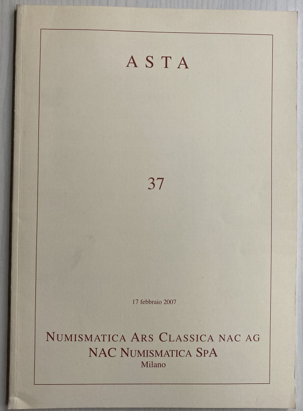 NAC – Numismatica Ars Classica. Asta No. 37. Importante Collezione di Medaglie A...