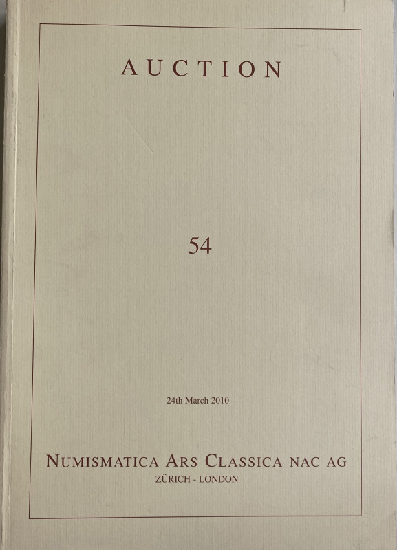 NAC– Numismatica Ars Classica. Auction No. 54. Roman and Byzantine Coins. Featur...