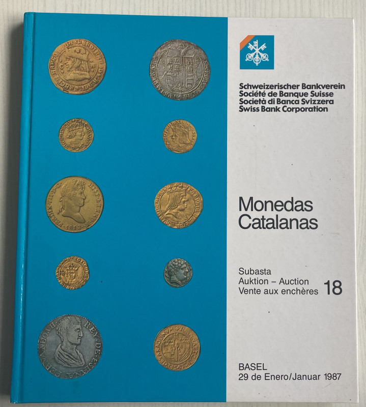 SBV Swiss Bank Corporation. Auction 18. Colleccion C. Soler-Cabot. Monedas Catal...