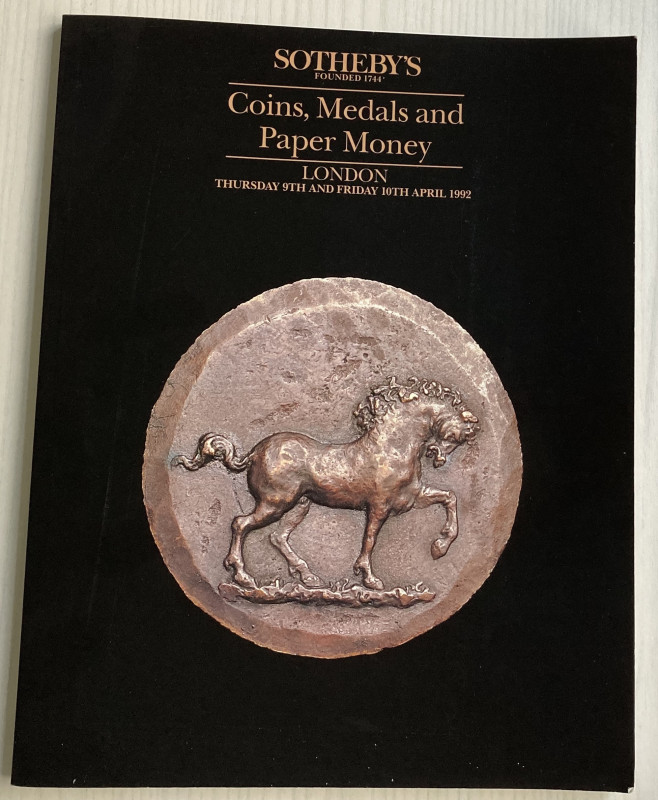 Sotheby's Coins, Medal and Paper Money. Ancient, Islamic, English and Foreign Co...