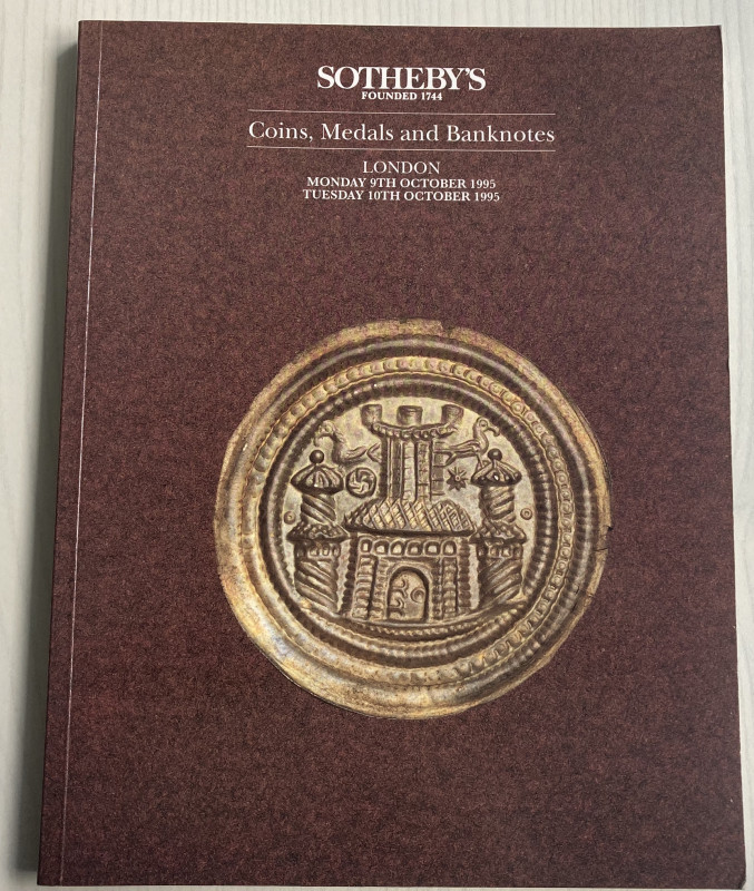 Sotheby’s. Coins, Medals and Banknotes. London, 9-10 October 1995. Brossura ed. ...