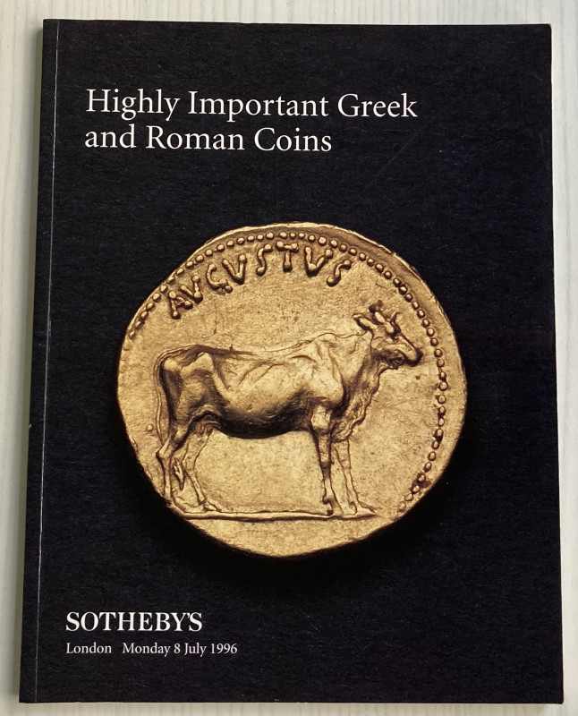 Sotheby's Highly Important Greek and Roman Coins. London 08 July 1996. Brossura ...