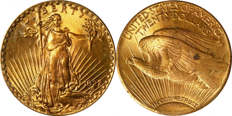 1927 Saint-Gaudens Double Eagle. MS-64 (PCGS). OGH Generation 1.2 Rattler.
PCGS...