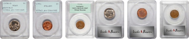 Lot of (3) 20th Century Minor Coins. (PCGS). OGH.
Included are: Lincoln Cents: ...