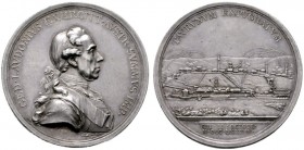  HISTORISCHE MEDAILLEN   ÖSTERREICH   HABSBURG   Joseph II. 1765-1790   (D) AR-Medaille 1789, von I. Donner. Auf die Einnahme von Belgrad im 8. Österr...