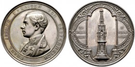  HISTORISCHE MEDAILLEN   ÖSTERREICH   HABSBURG   Franz Joseph 1848-1916   (D) AR-Medaille 1849, v. Cesar und Seidan auf die Errichtung des Denkmals fü...