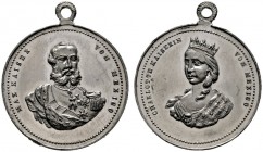  HISTORISCHE MEDAILLEN   ÖSTERREICH   HABSBURG   Maximilian 1832-1867   (D) Lot 5 Stk.: AE-Medaillen , (3x zum Tragen; 1x gelocht) 1867. Auf den Tod d...