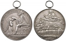  HISTORISCHE MEDAILLEN   STÄDTEMEDAILLEN   Innsbruck   (D) Tragbare AR-Medaille 1908, auf die 50. Jahrfeier des Nikolaihauses; ein Konvikt der Jesuite...