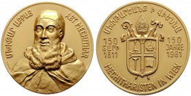  HISTORISCHE MEDAILLEN   STÄDTEMEDAILLEN   Wien   (D) Lot 8 Stk.: AR (2x) - u. AE-Medaillen , auf das katholische Wien: AR-Med. 1912, Eucharistischer ...