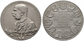  HISTORISCHE MEDAILLEN   SCHÜTZENMEDAILLEN   (Alphabetisch geordnet)   (D) St. Pölten AR-Medaille 1910, von R. Neuberger. Auf das Huldigungsfestschieß...