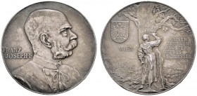  HISTORISCHE MEDAILLEN   SCHÜTZENMEDAILLEN   (Alphabetisch geordnet)   (D) Wien AR-Medaille 1898, von Anton Scharff. Auf das Kaiser-Jubiläums- u. 5. ö...