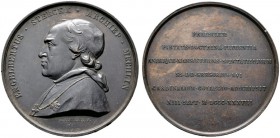  HISTORISCHE MEDAILLEN   SCHÜTZENMEDAILLEN   BELGIEN   Mechelen   (D) AE-Medaille 1838, v. J. Leclercq. Auf die Ernennung v. Engelbert Sterckx zum Kar...