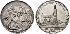  HISTORISCHE MEDAILLEN   SCHÜTZENMEDAILLEN   DEUTSCHLAND   Bayern   (D) Luitpold, Prinzregent 1866-1912 AR-Medaille 1905, von Deschler. Auf die Schlac...