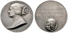  HISTORISCHE MEDAILLEN   SCHÜTZENMEDAILLEN   DEUTSCHLAND   München   (D) AR-Medaille 1925, von Josef Bernhart. Auf die bayrische Kammersängerin Luise ...
