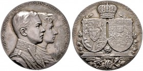 HISTORISCHE MEDAILLEN   SCHÜTZENMEDAILLEN   DEUTSCHLAND   Braunschweig-Lüneburg   (D) Ernst August 1913-1918 AR-Medaille 1913, von R. Placht. Auf sei...